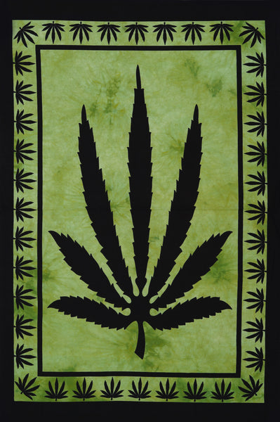 Bob Marley Inspired Psychedelic Marijuana Leaf