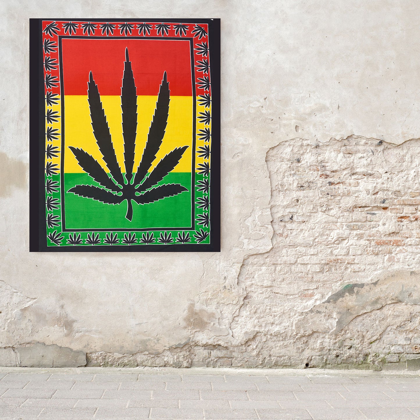 
                  
                    Bob Marley Inspired Psychedelic Marijuana Leaf
                  
                